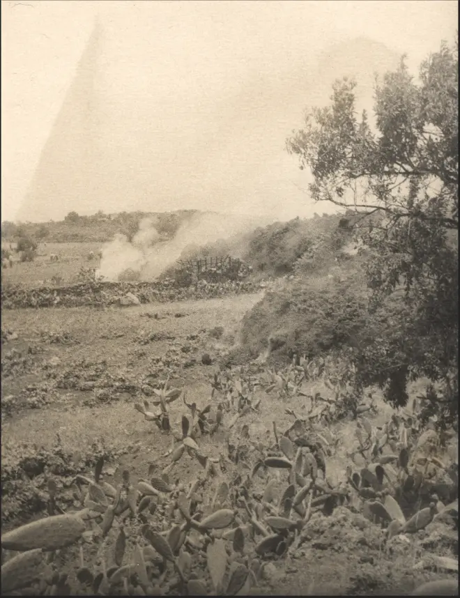 Erupción volcán de San Juan